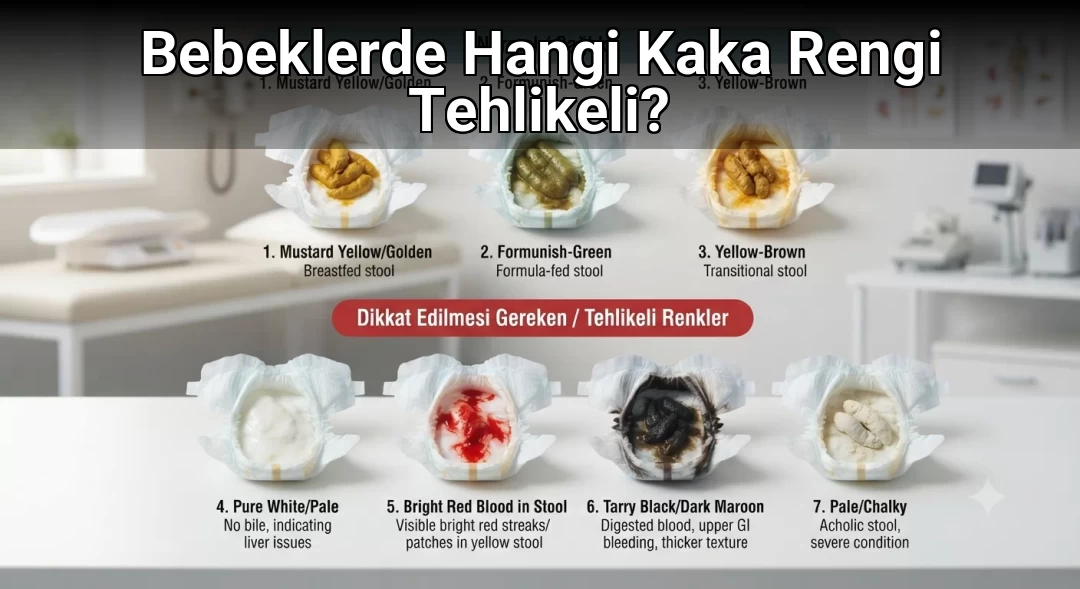 Bebeklerde Hangi Kaka Rengi Tehlikeli?